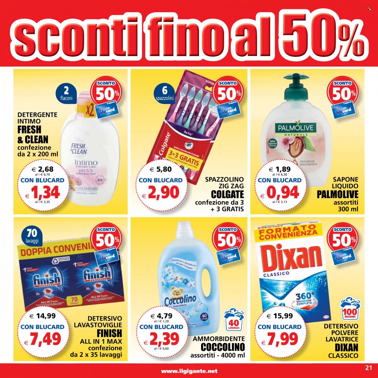 Volantino Il Gigante - 20/9/2021 - 3/10/2021. Pagina 21