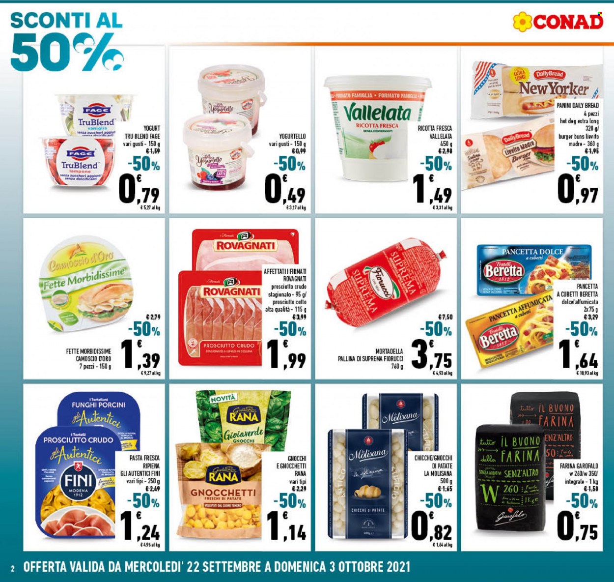 Volantino Conad - 22/9/2021 - 3/10/2021. Pagina 2