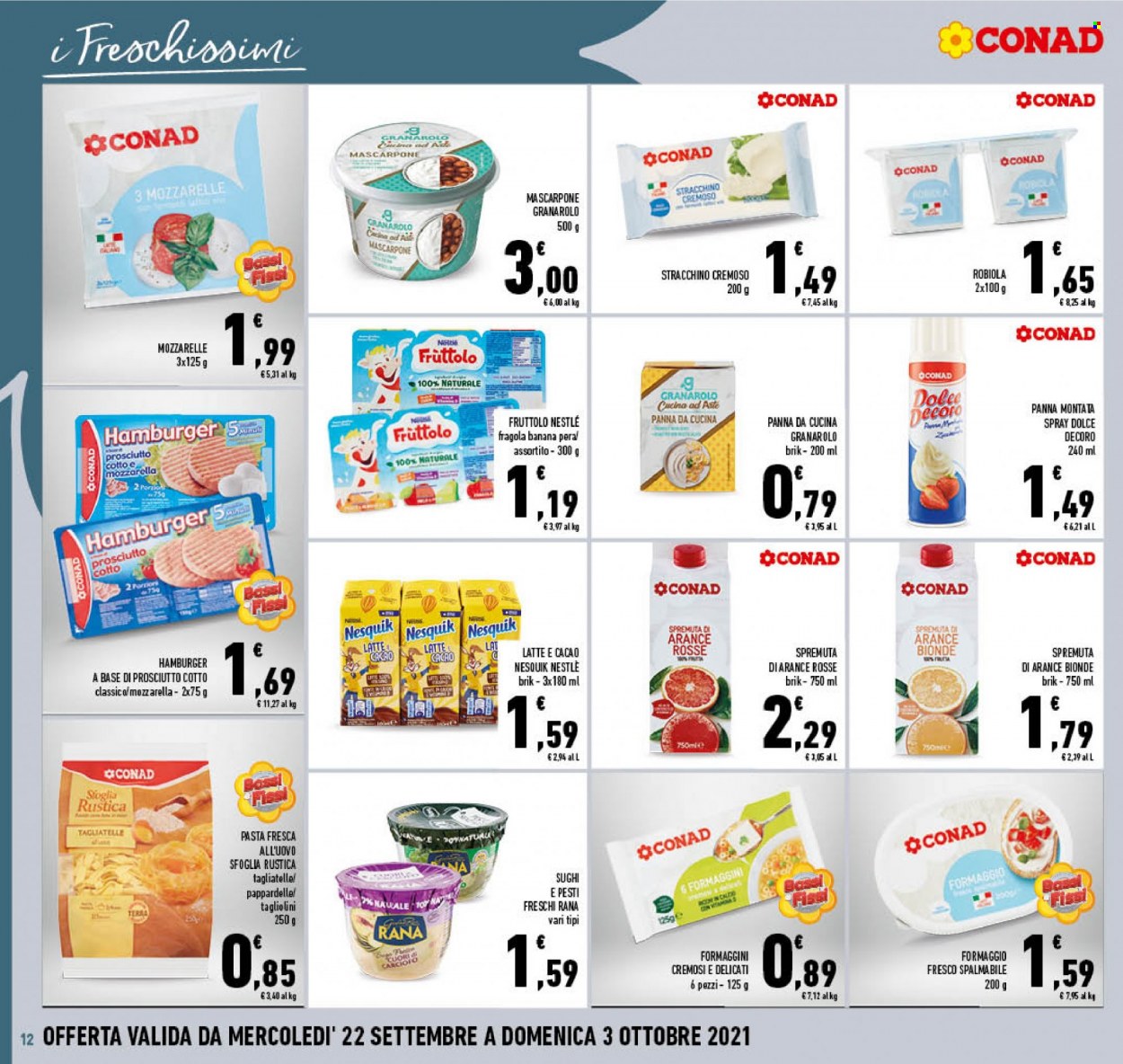 Volantino Conad - 22/9/2021 - 3/10/2021. Pagina 12