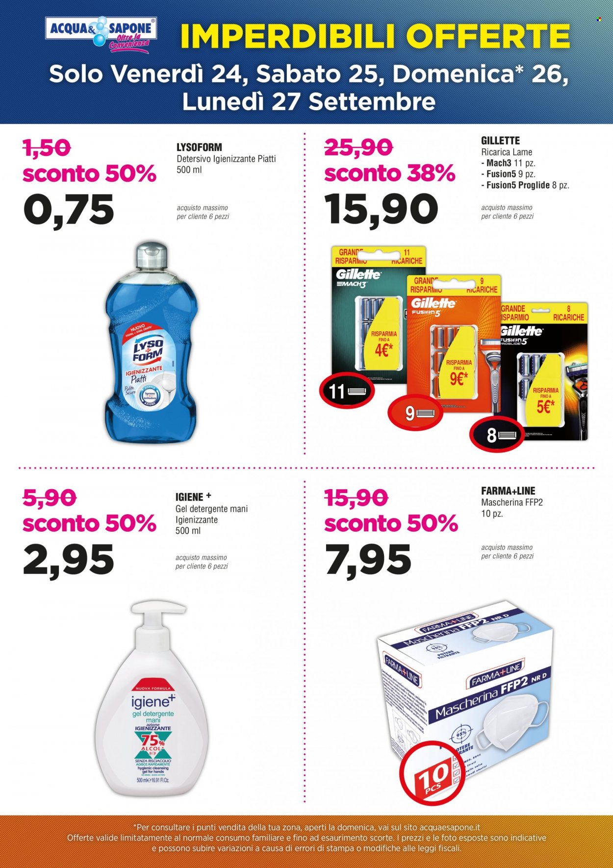 Volantino Acqua & Sapone - 24/9/2021 - 27/9/2021. Pagina 2