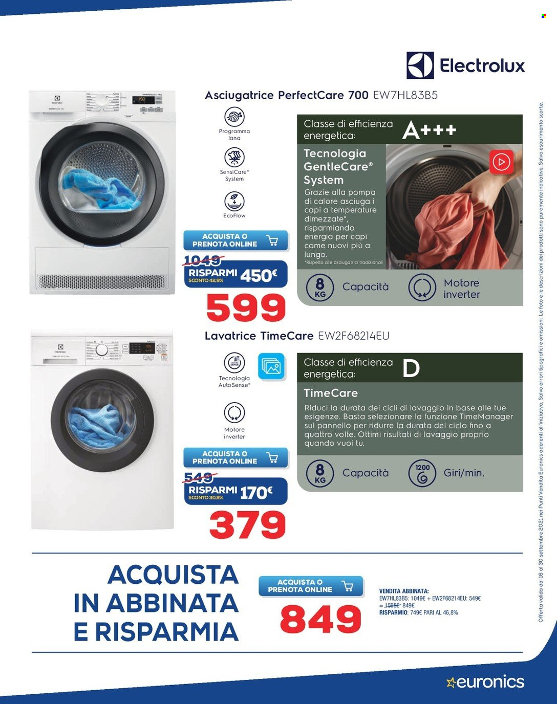 Volantino Euronics - 16/9/2021 - 30/9/2021. Pagina 5