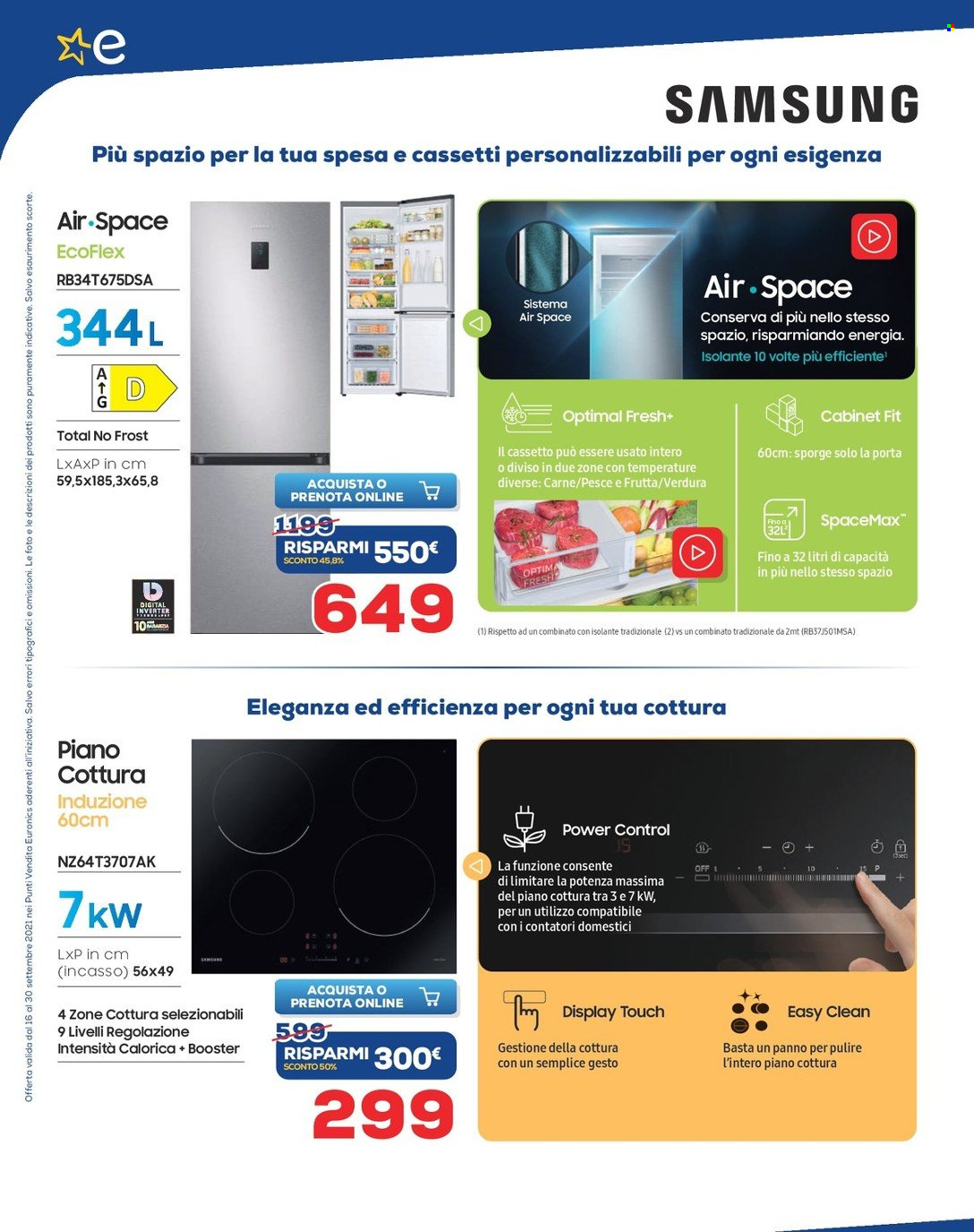 Volantino Euronics - 16/9/2021 - 30/9/2021. Pagina 18