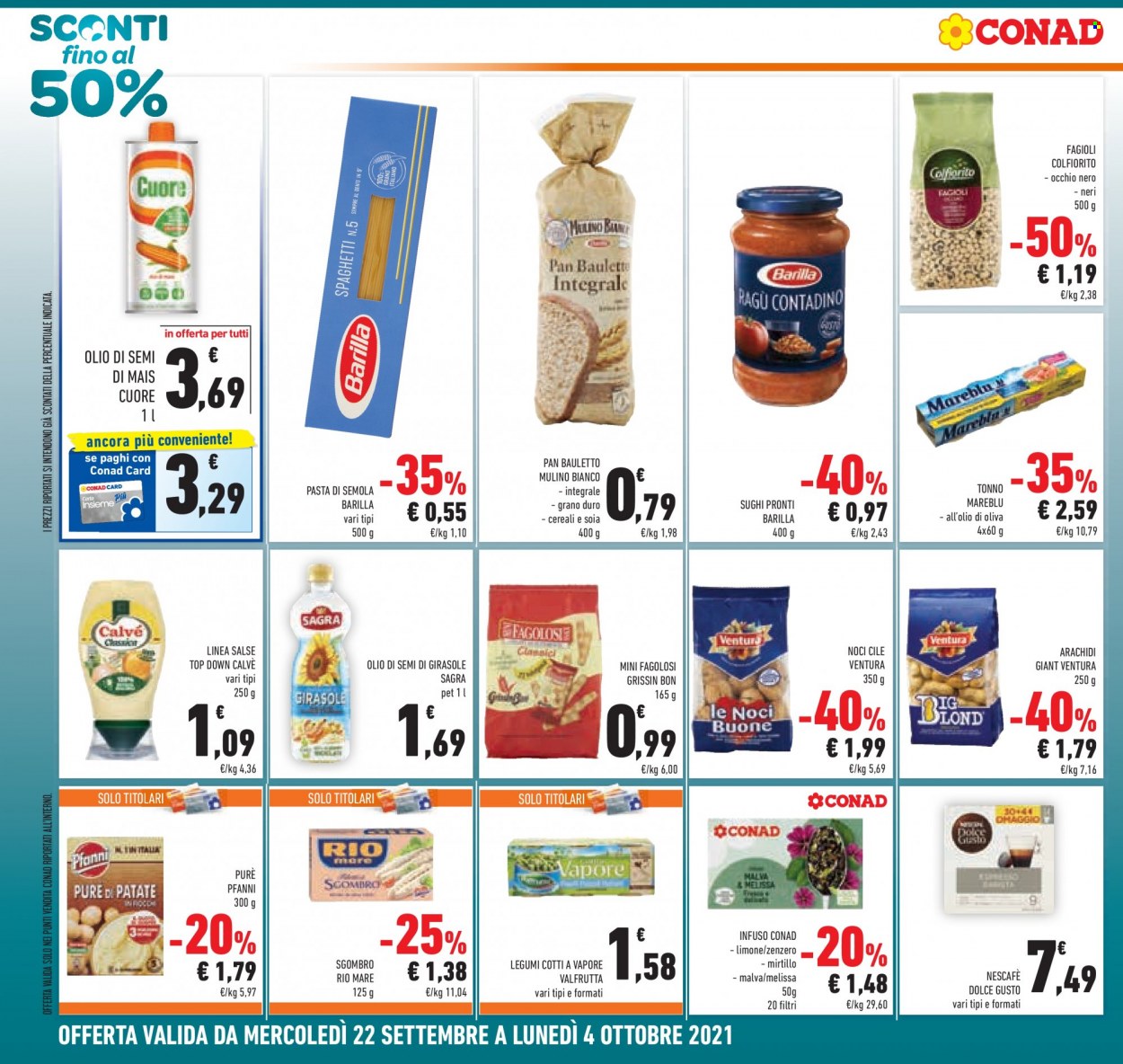 Volantino Conad - 22/9/2021 - 4/10/2021. Pagina 10