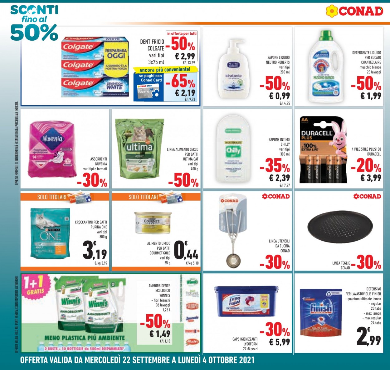 Volantino Conad - 22/9/2021 - 4/10/2021. Pagina 14