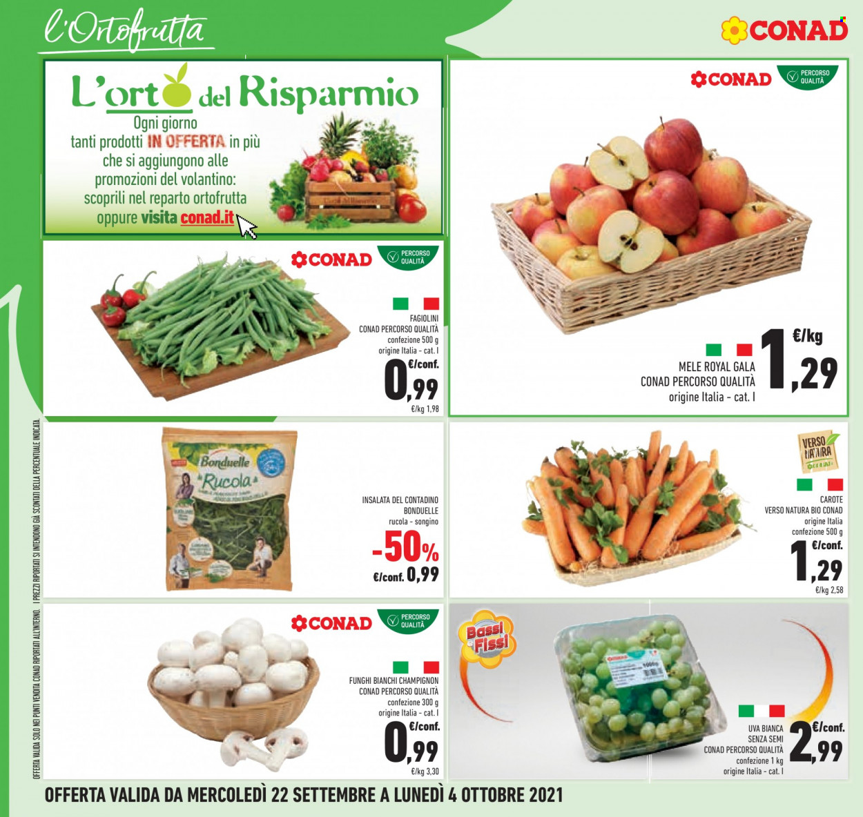 Volantino Conad - 22/9/2021 - 4/10/2021. Pagina 16