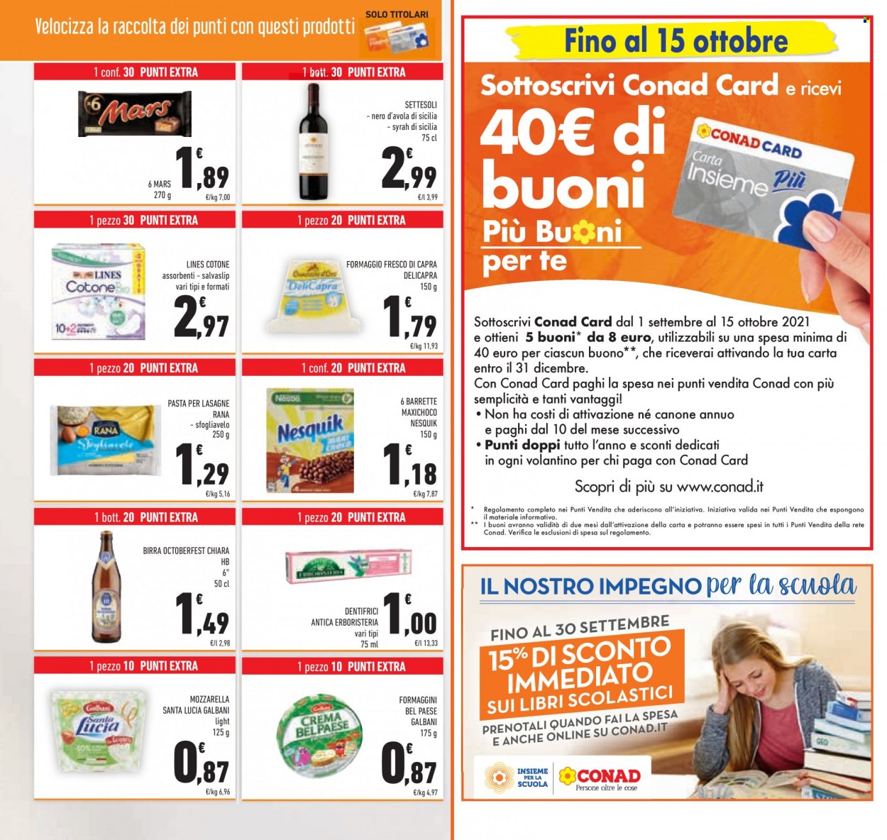 Volantino Conad - 22/9/2021 - 4/10/2021. Pagina 23