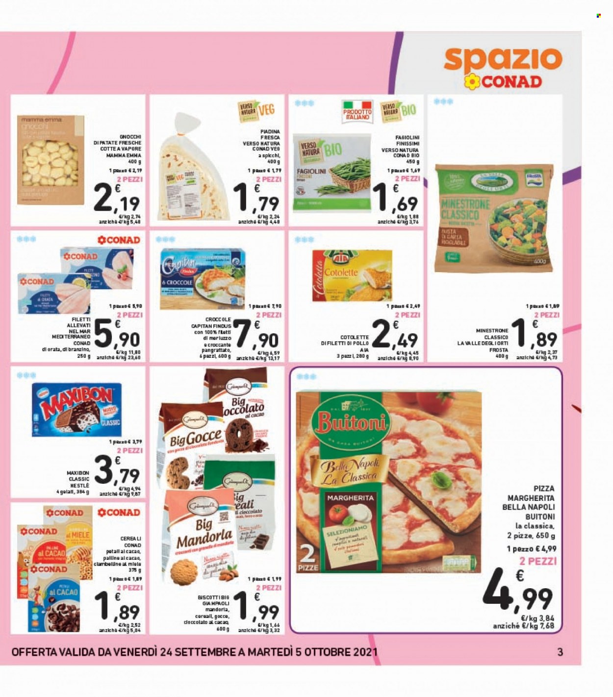 Volantino Conad - 24/9/2021 - 5/10/2021. Pagina 3