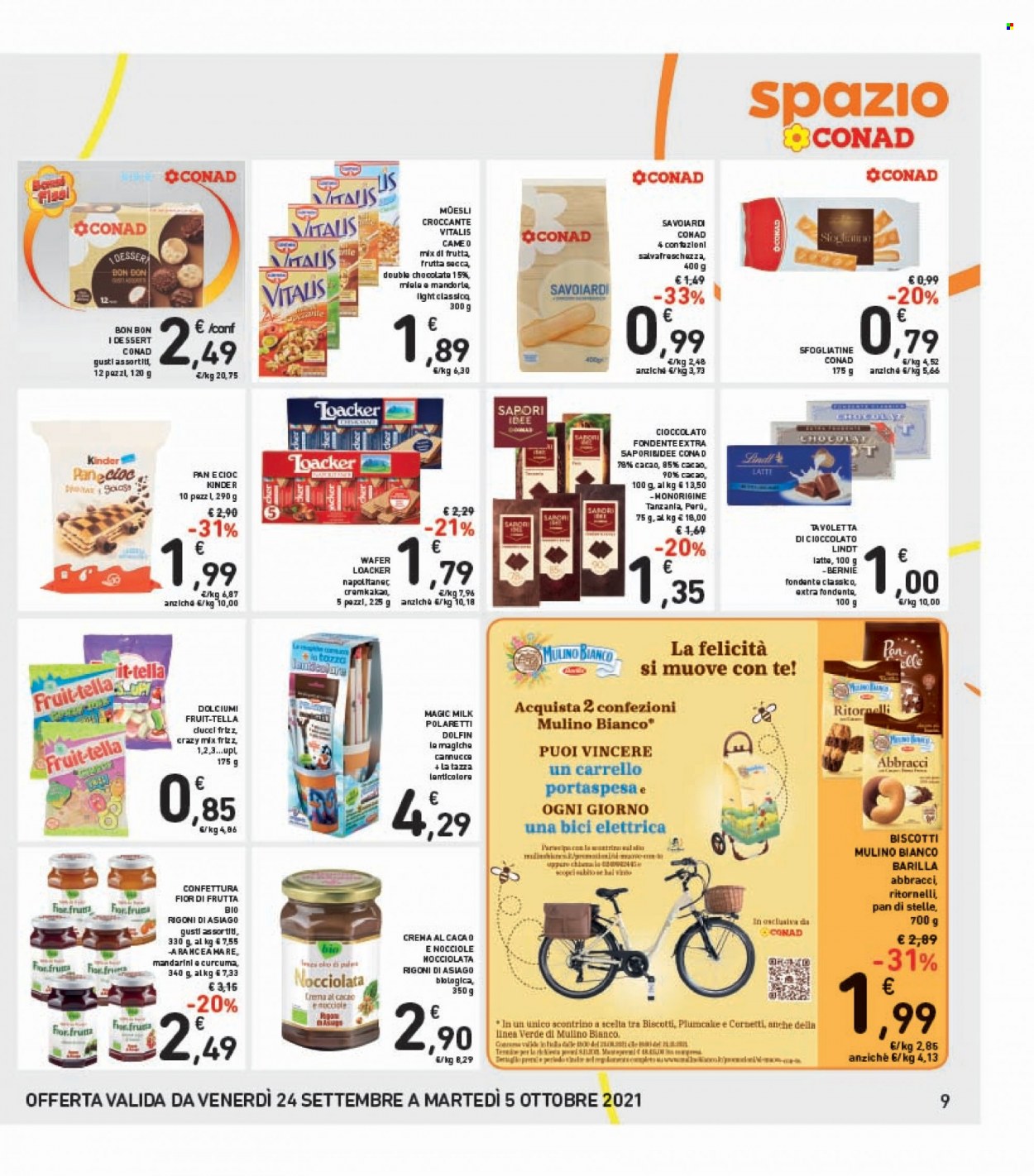 Volantino Conad - 24/9/2021 - 5/10/2021. Pagina 9