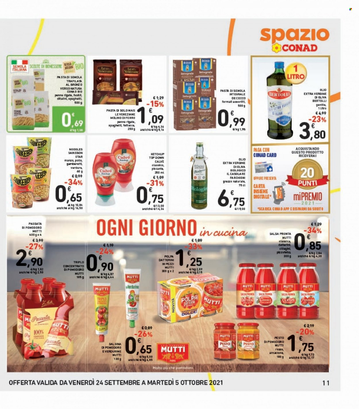 Volantino Conad - 24/9/2021 - 5/10/2021. Pagina 11