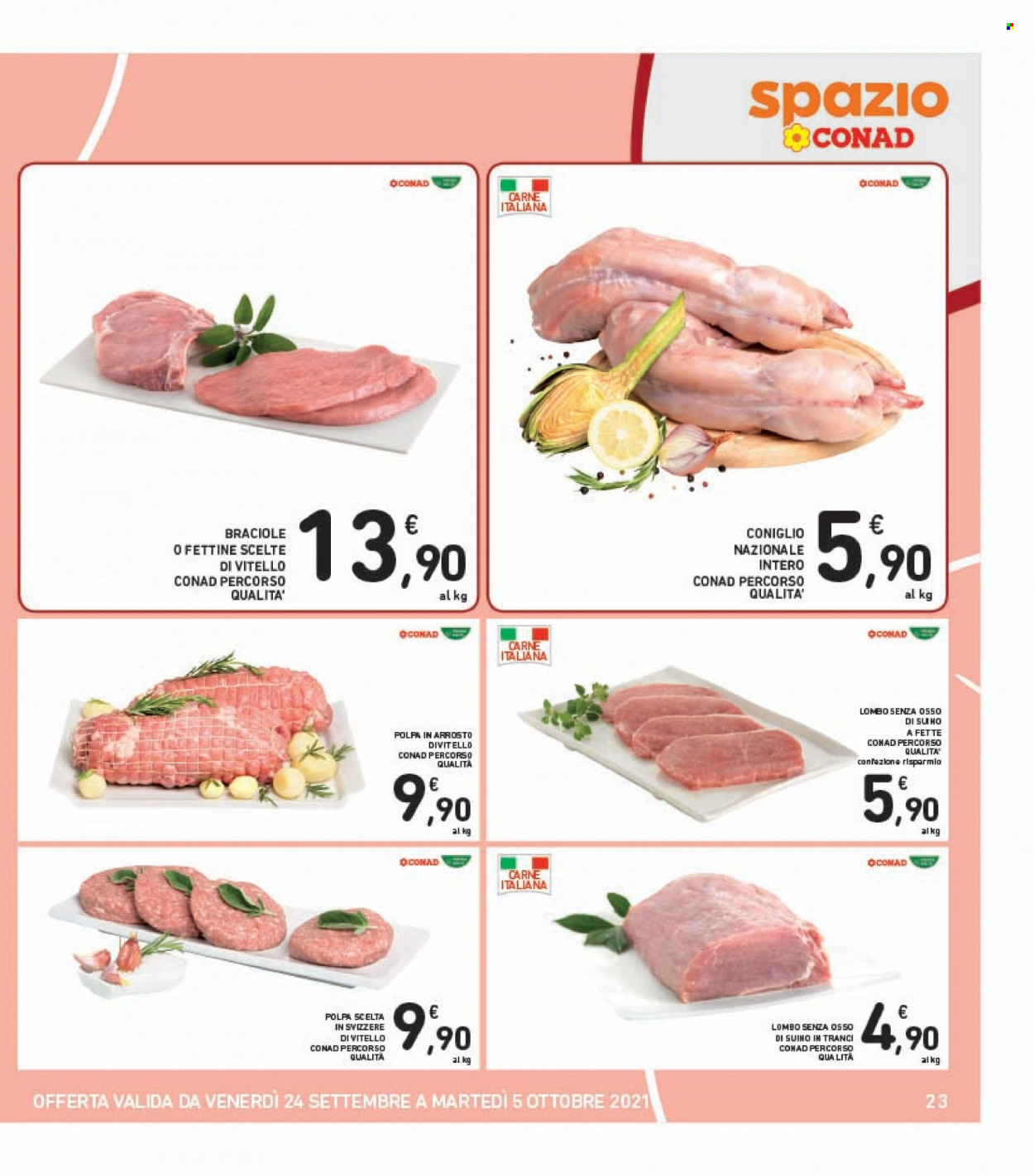 Volantino Conad - 24/9/2021 - 5/10/2021. Pagina 23