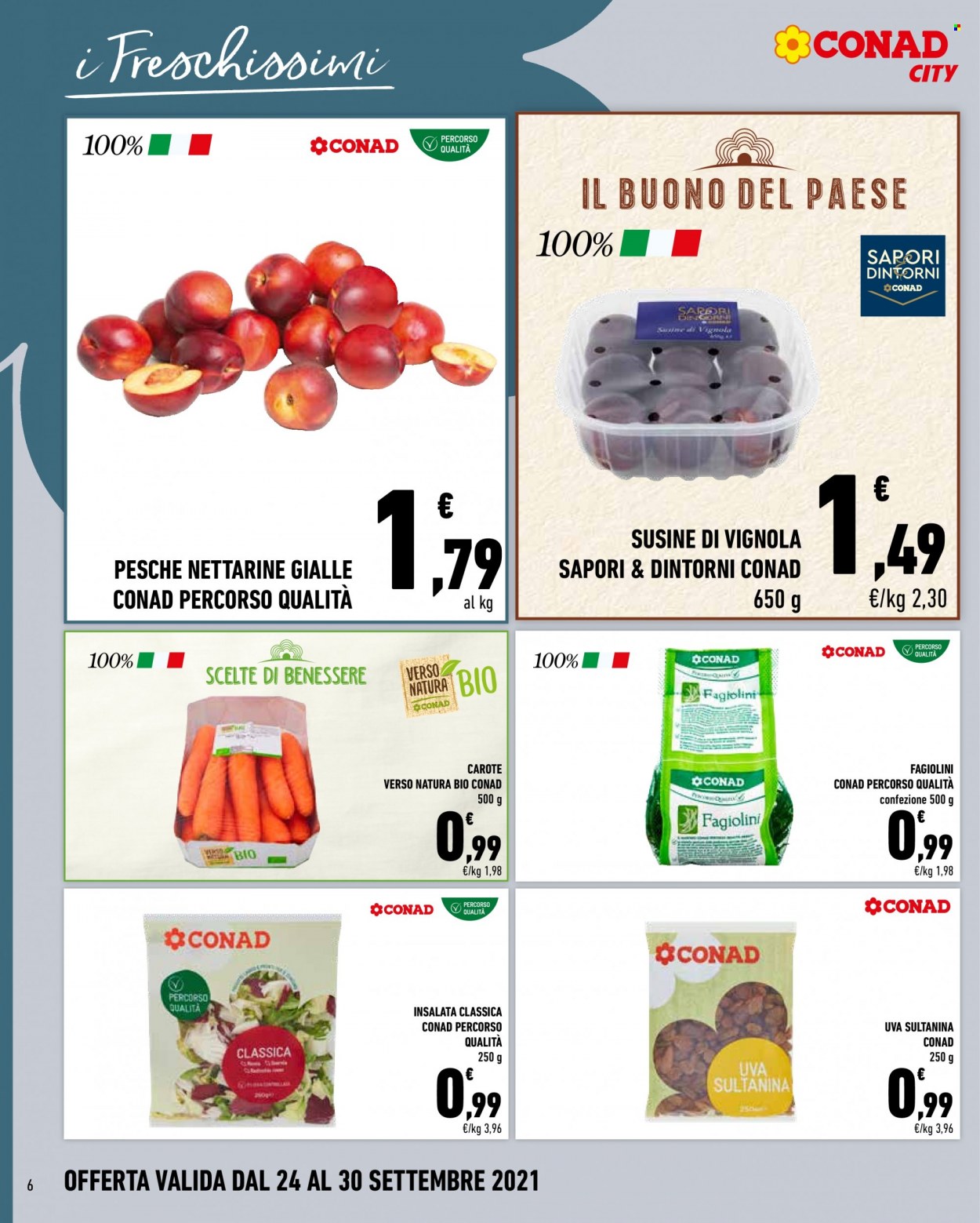 Volantino Conad - 24/9/2021 - 30/9/2021. Pagina 6