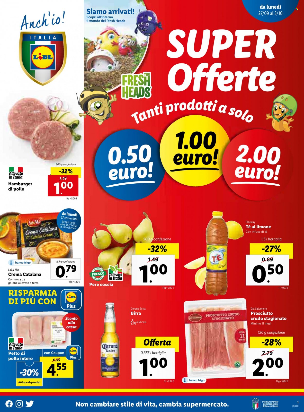 Volantino Lidl - 27/9/2021 - 3/10/2021. Pagina 1