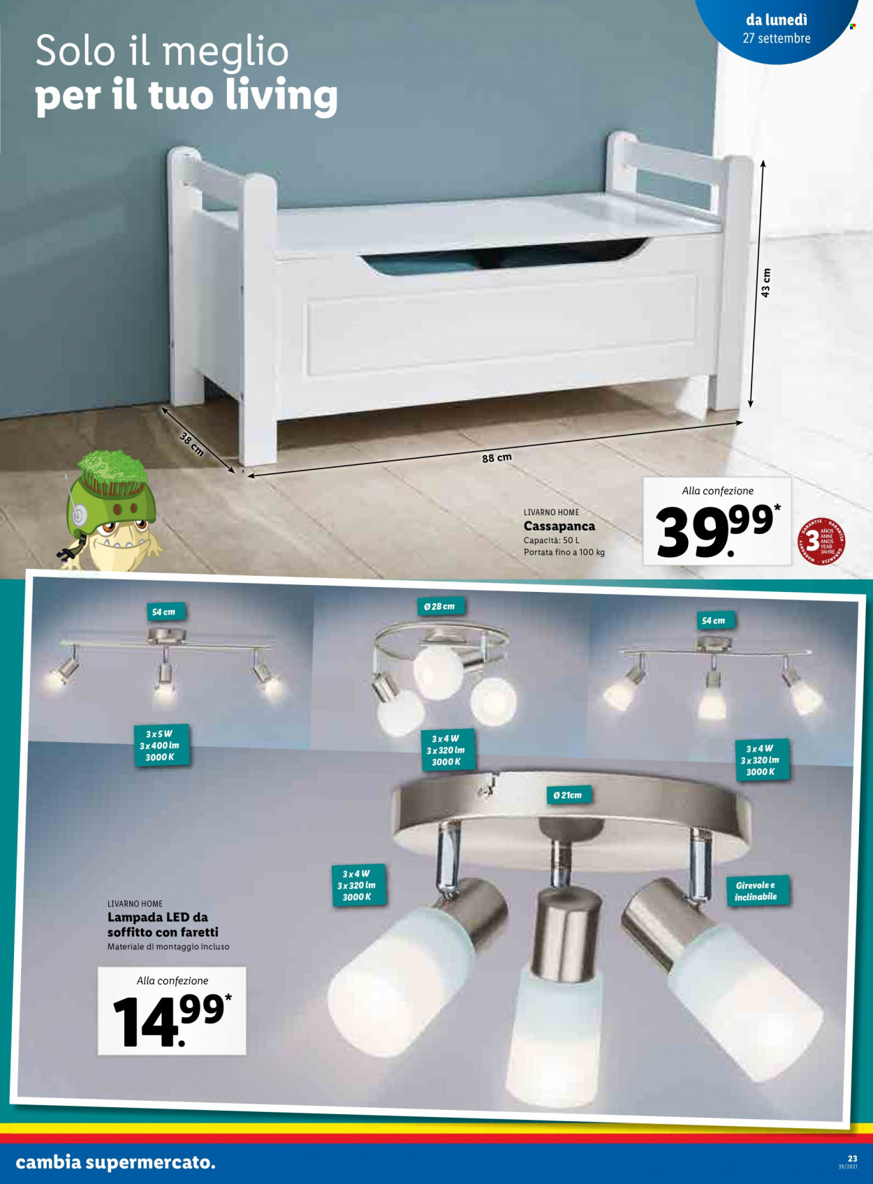 Volantino Lidl - 27/9/2021 - 3/10/2021. Pagina 23