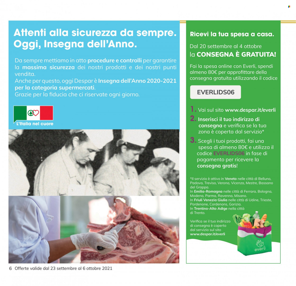 Volantino Eurospar - 23/9/2021 - 6/10/2021. Pagina 6