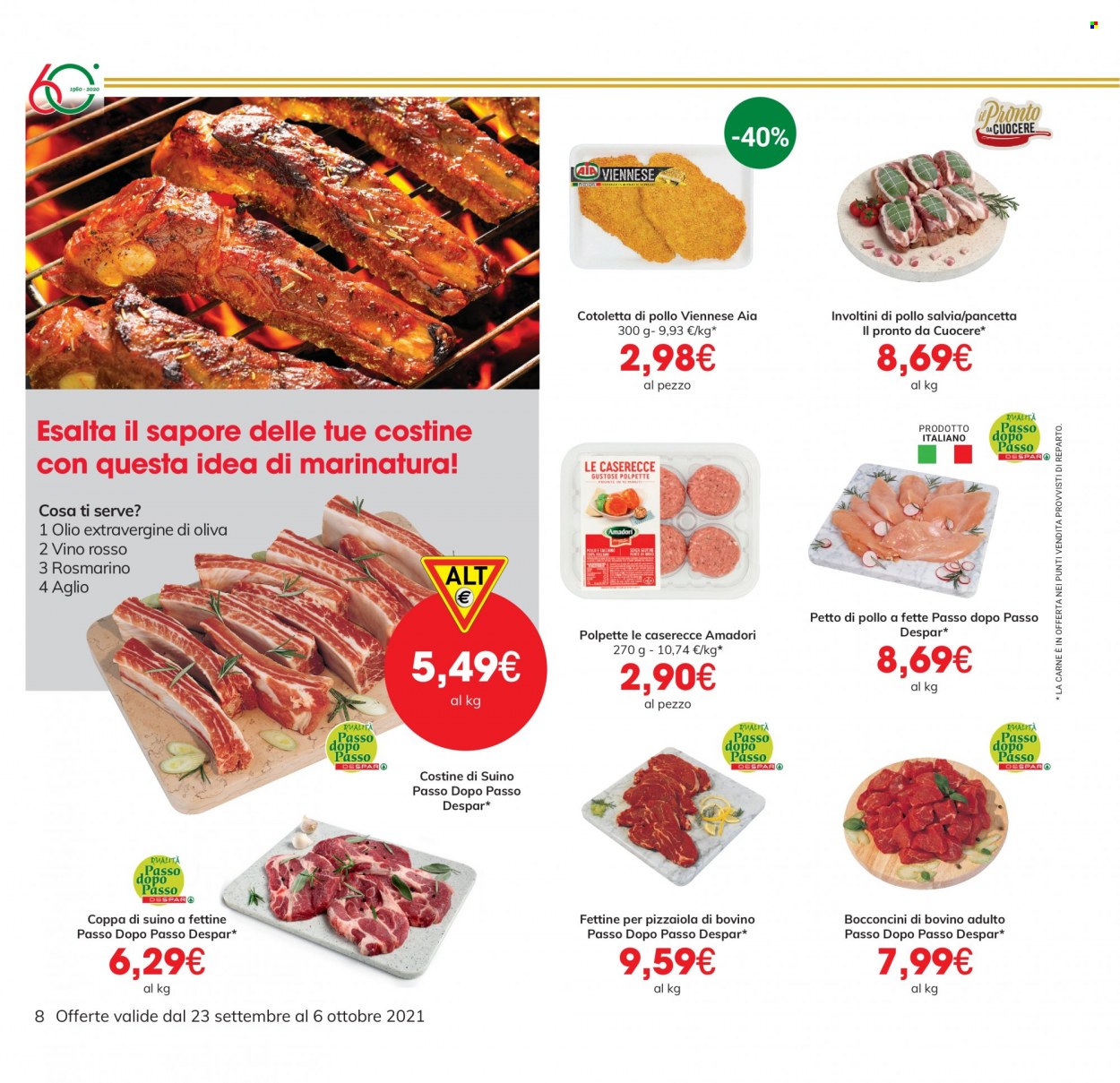 Volantino Eurospar - 23/9/2021 - 6/10/2021. Pagina 8