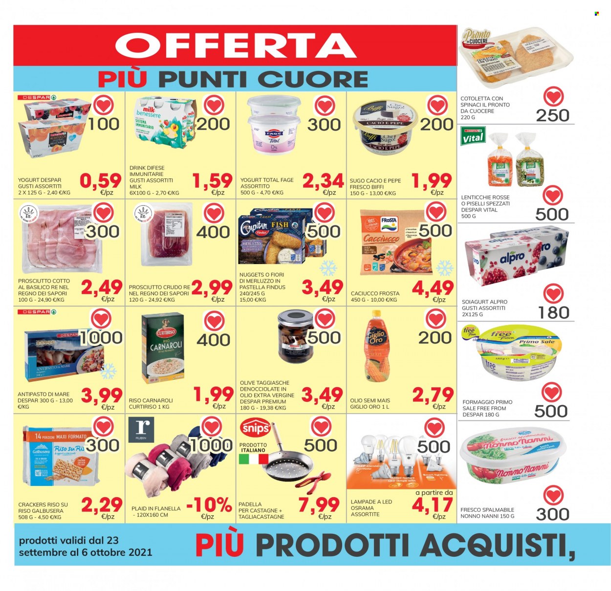 Volantino Eurospar - 23/9/2021 - 6/10/2021. Pagina 24
