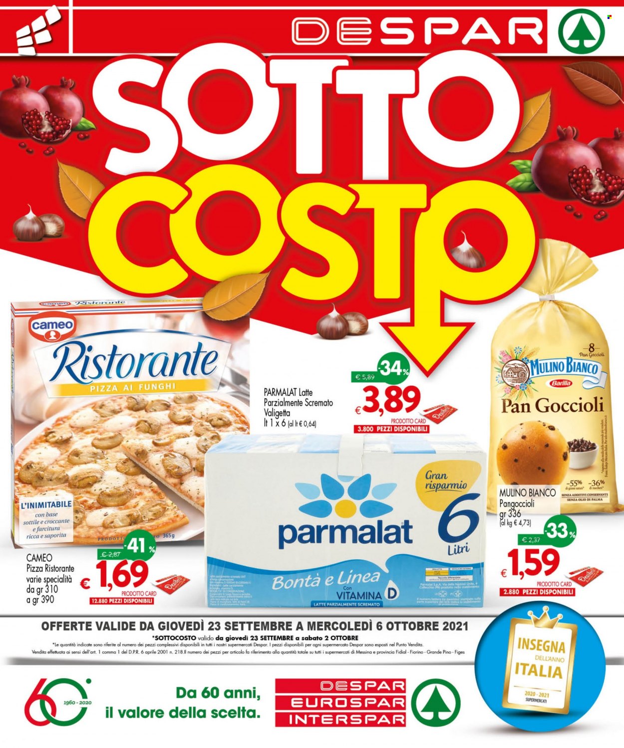 Volantino Eurospar - 23/9/2021 - 6/10/2021. Pagina 1