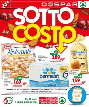 Volantino Eurospar - 23.9.2021 - 6.10.2021.