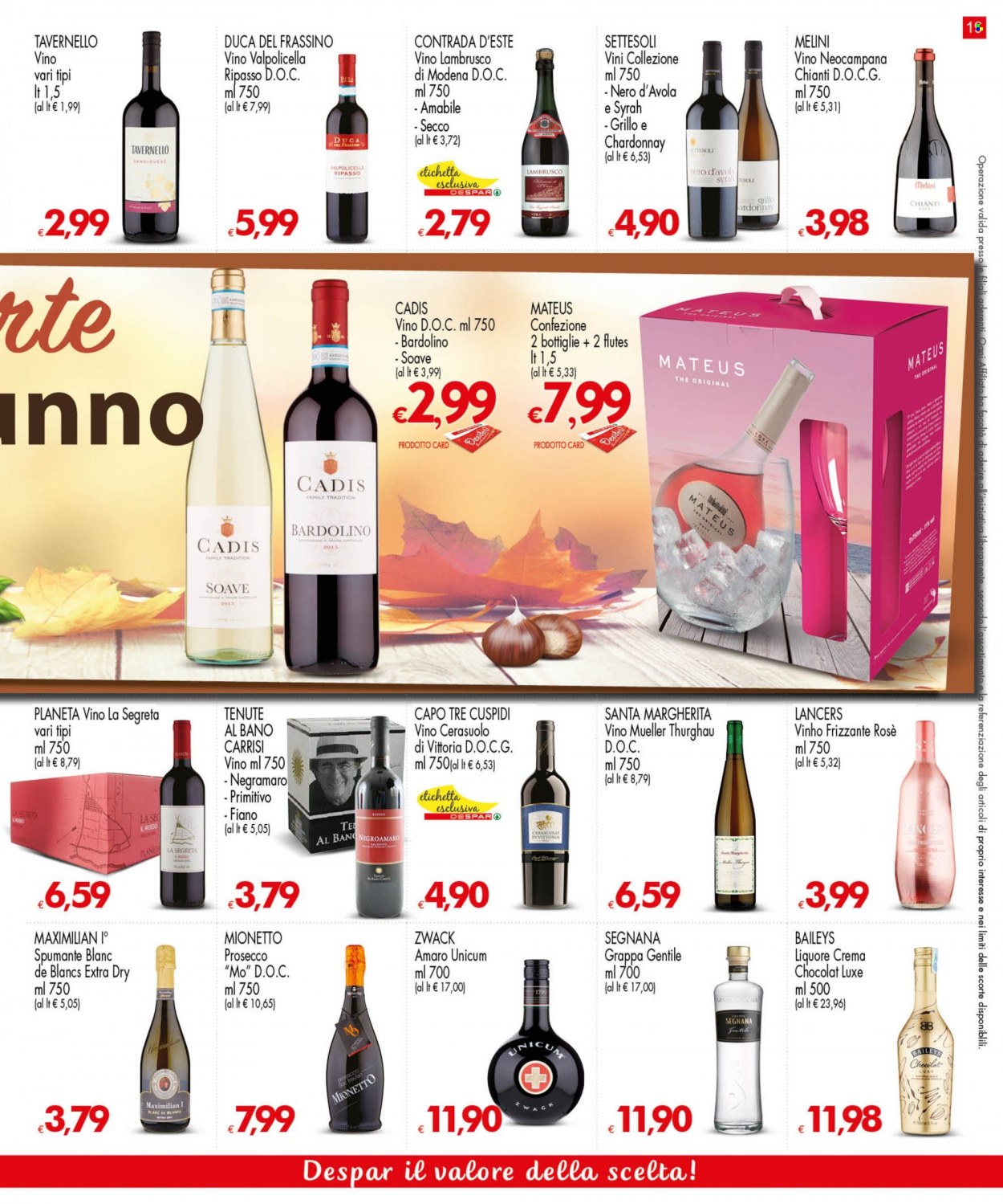 Volantino Eurospar - 23/9/2021 - 6/10/2021. Pagina 19
