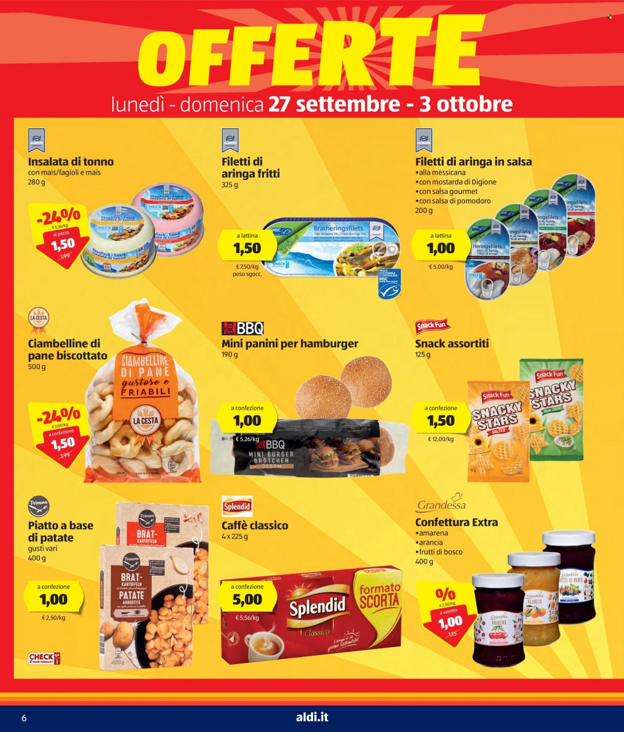 Volantino Aldi - 27/9/2021 - 3/10/2021. Pagina 6