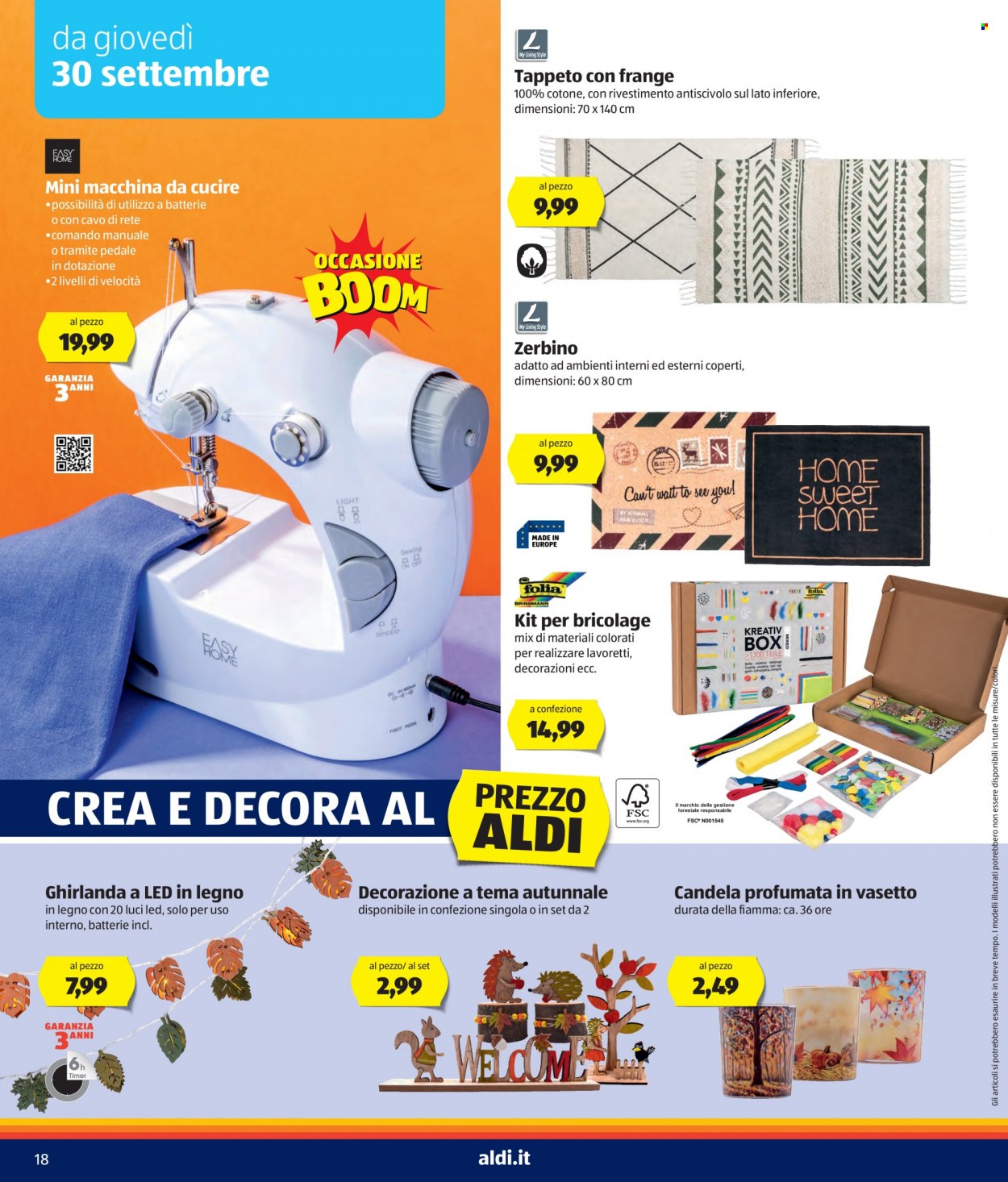 Volantino Aldi - 27/9/2021 - 3/10/2021. Pagina 18
