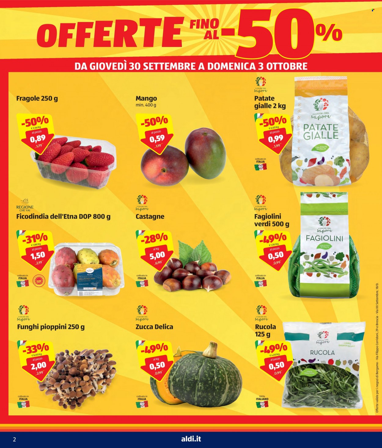 Volantino Aldi - 30/9/2021 - 10/10/2021. Pagina 2