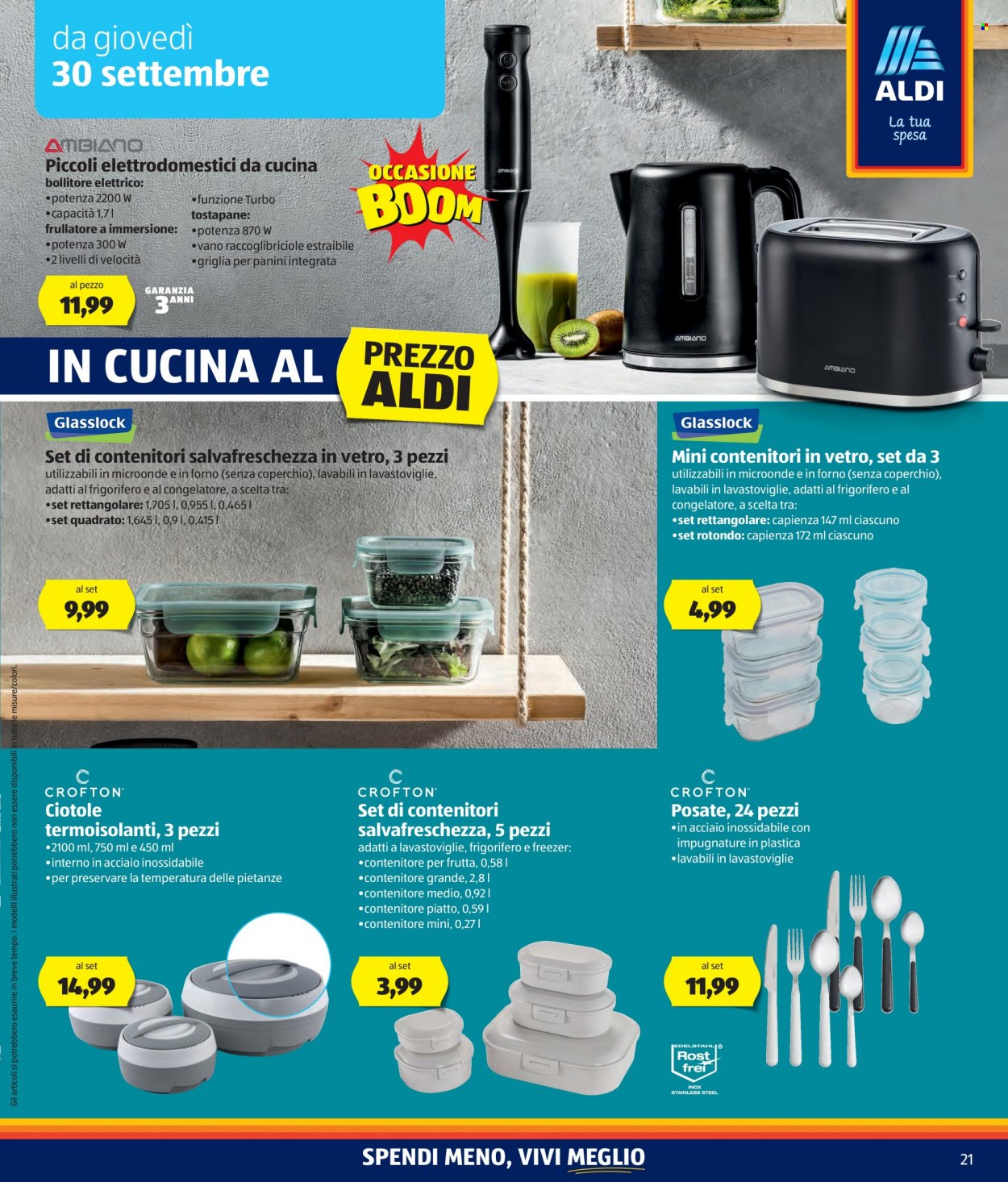 Volantino Aldi - 30/9/2021 - 10/10/2021. Pagina 21