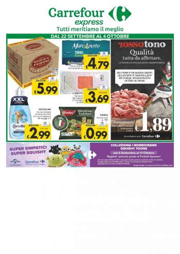 Volantino Carrefour - 22.9.2021 - 4.10.2021.