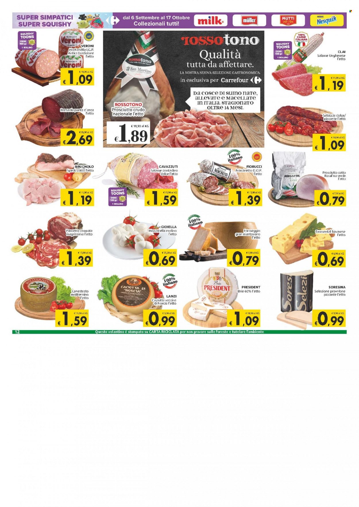 Volantino Carrefour - 22/9/2021 - 4/10/2021. Pagina 12