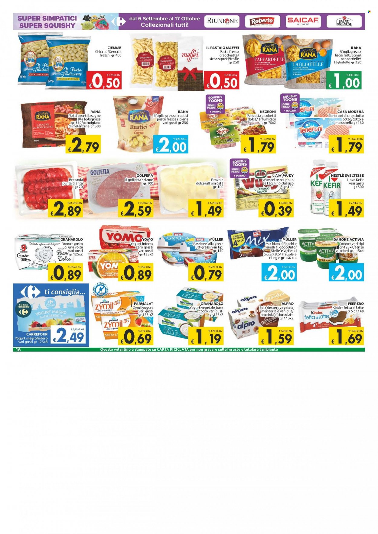 Volantino Carrefour - 22/9/2021 - 4/10/2021. Pagina 16