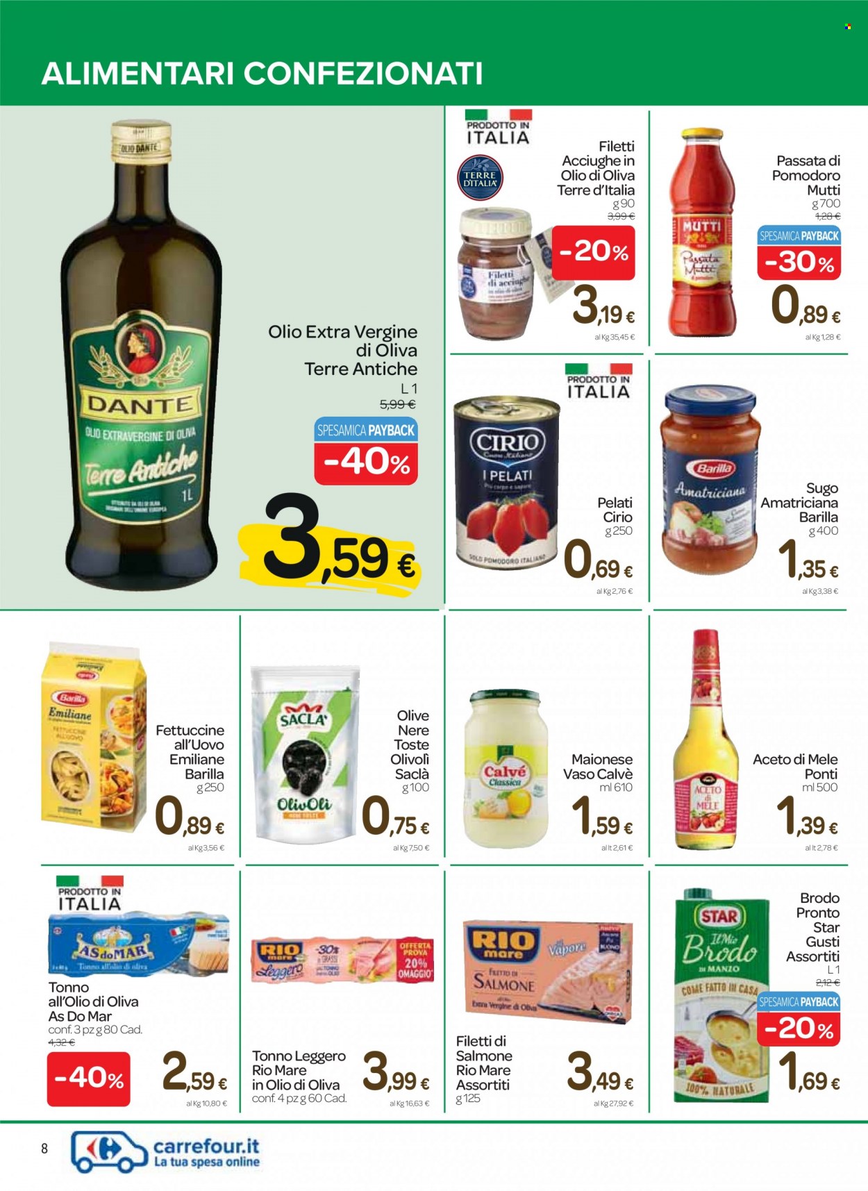 Volantino Carrefour - 23/9/2021 - 6/10/2021. Pagina 8