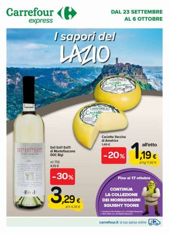 Volantino Carrefour - 23.9.2021 - 6.10.2021.