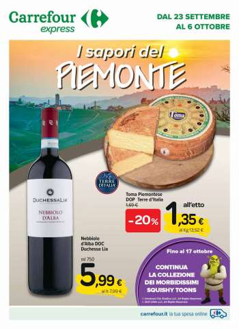 Volantino Carrefour - 23.9.2021 - 6.10.2021.
