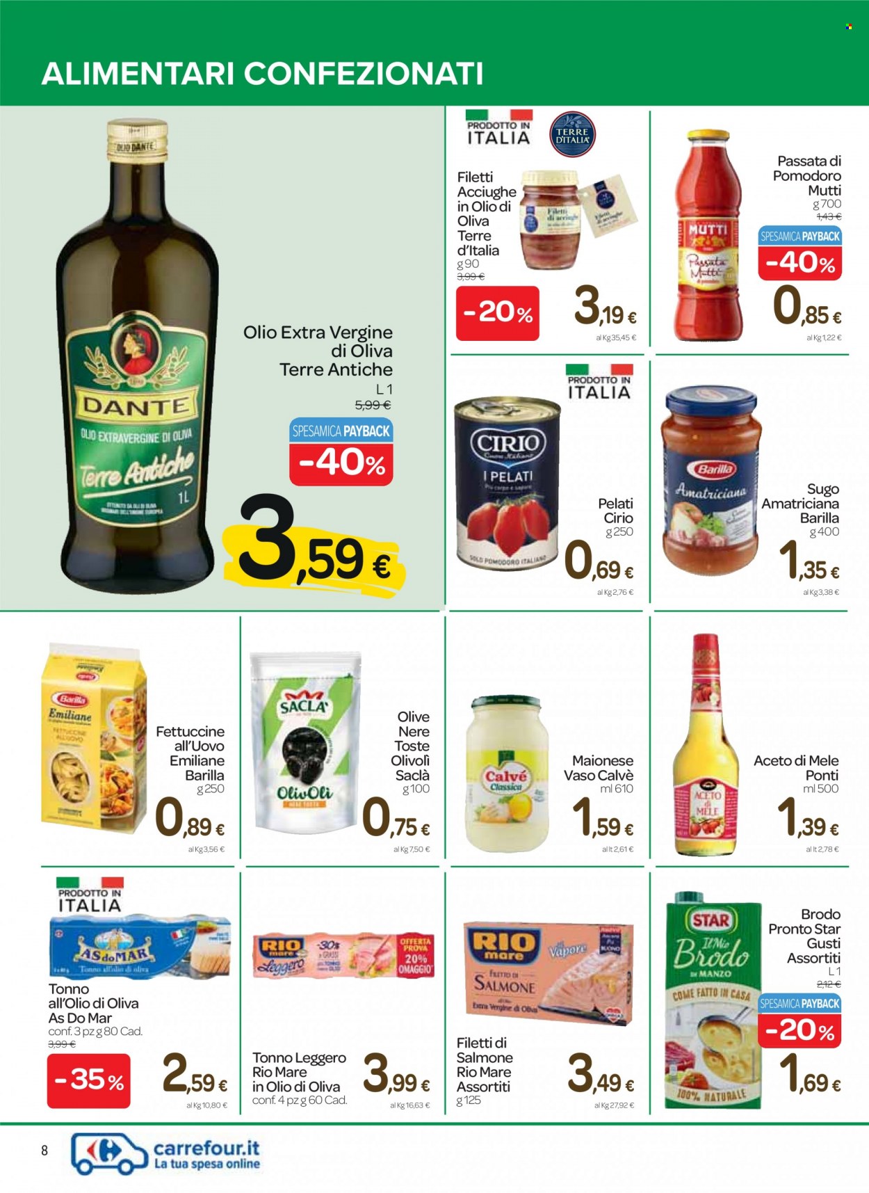 Volantino Carrefour - 23/9/2021 - 6/10/2021. Pagina 8