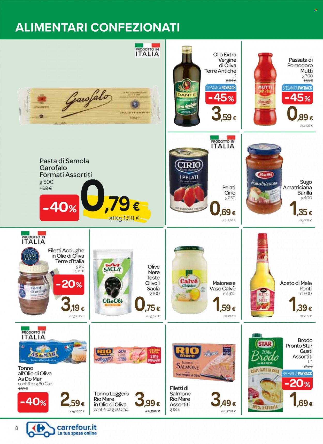 Volantino Carrefour - 23/9/2021 - 6/10/2021. Pagina 8
