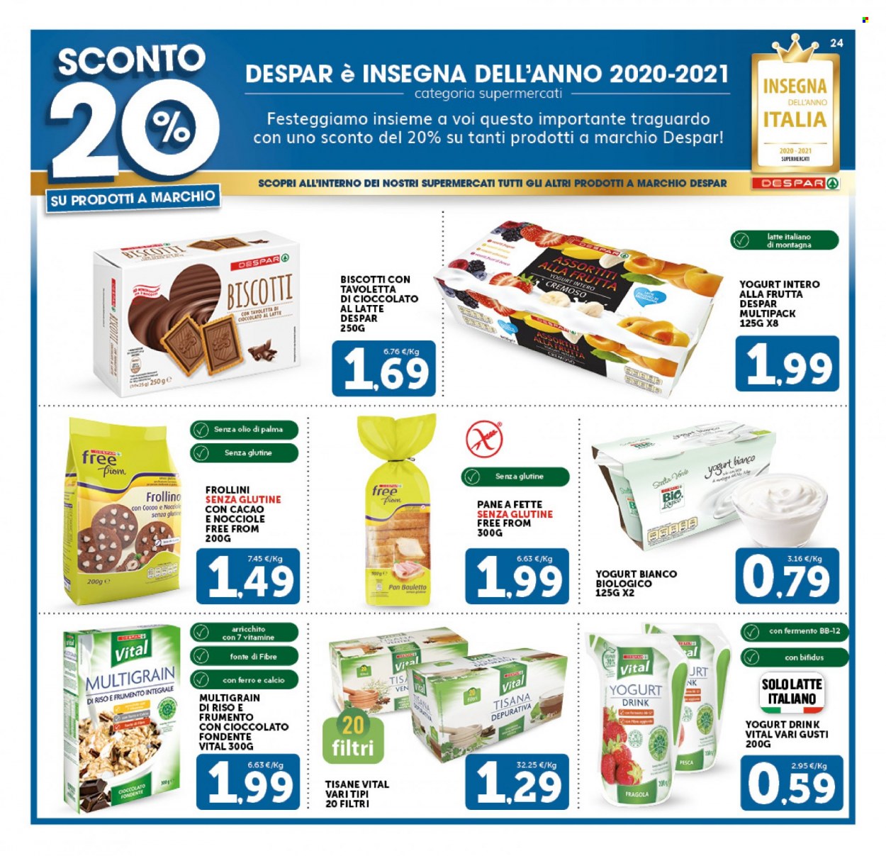 Volantino Eurospar - 27/9/2021 - 6/10/2021. Pagina 24