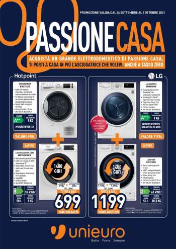 Volantino Unieuro - 24.9.2021 - 7.10.2021.