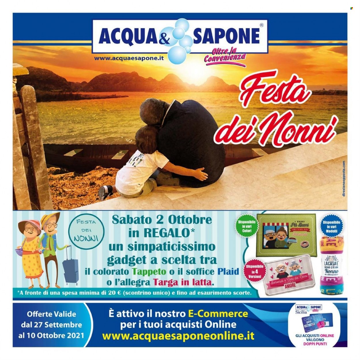 Volantino Acqua & Sapone - 27/9/2021 - 10/10/2021. Pagina 1