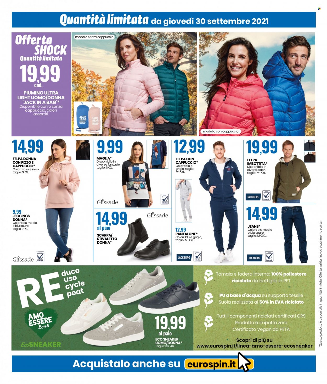 Volantino EuroSpin - 30/9/2021 - 10/10/2021. Pagina 14