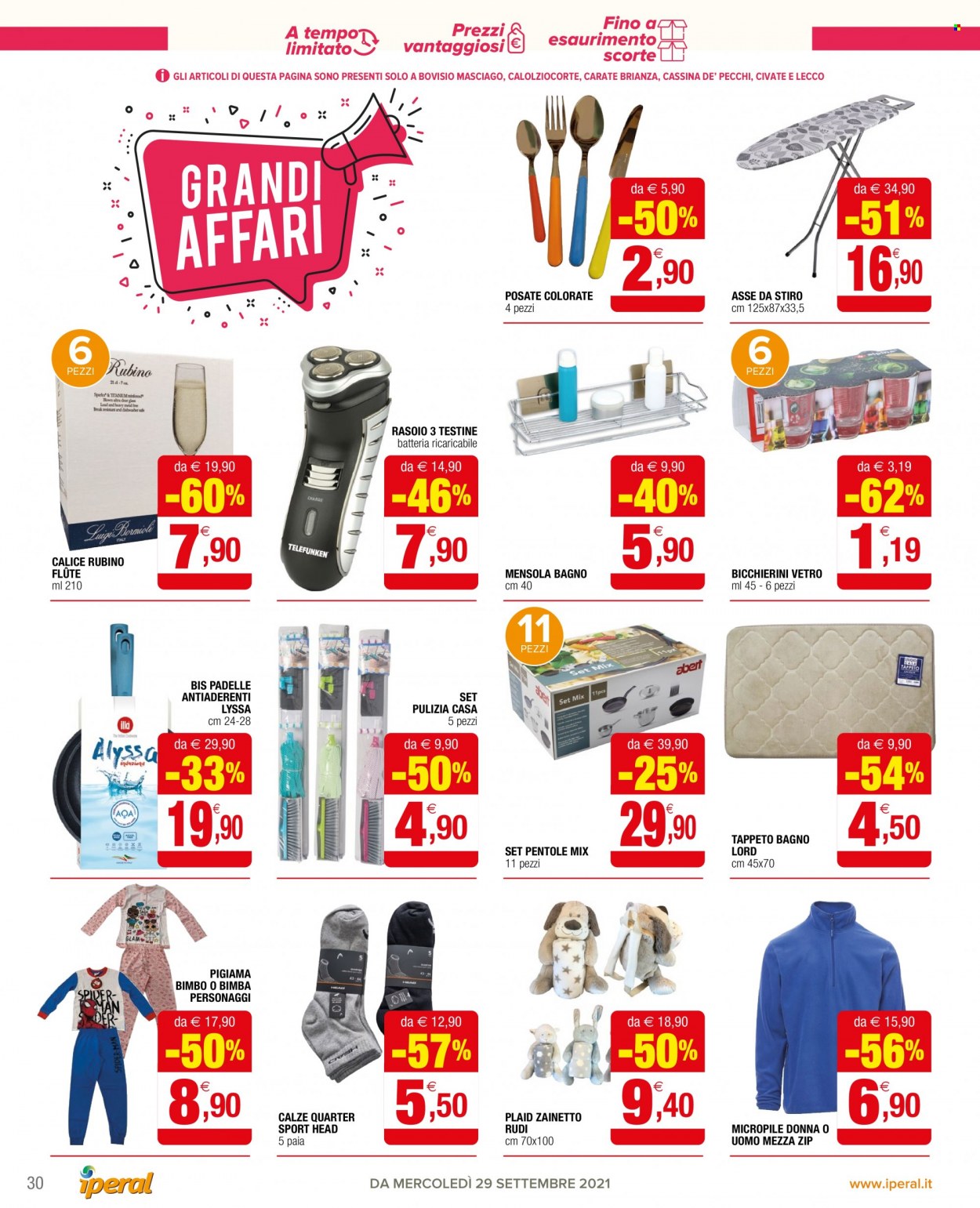 Volantino Iperal - 29/9/2021 - 12/10/2021. Pagina 30