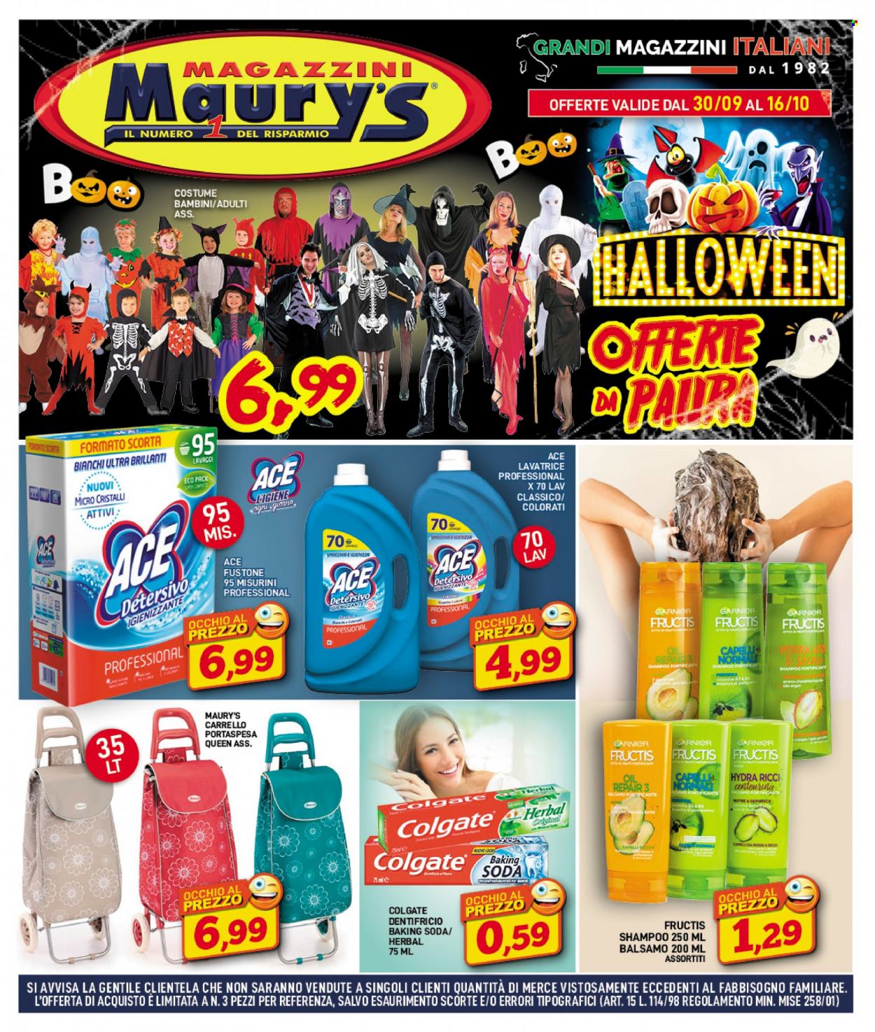 Volantino Maury's - 30/9/2021 - 16/10/2021. Pagina 1