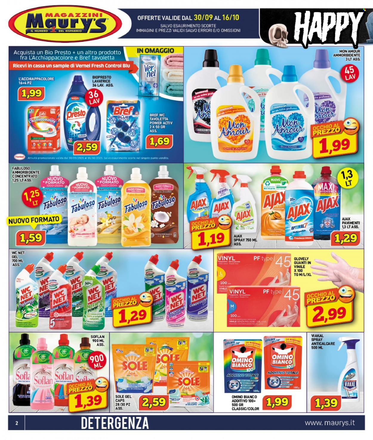 Volantino Maury's - 30/9/2021 - 16/10/2021. Pagina 2