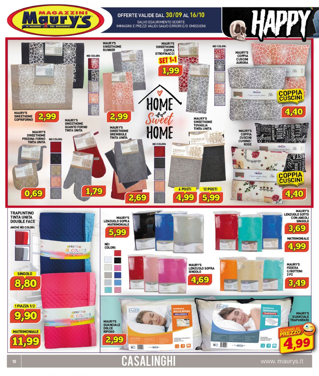 Volantino Maury's - 30/9/2021 - 16/10/2021. Pagina 10