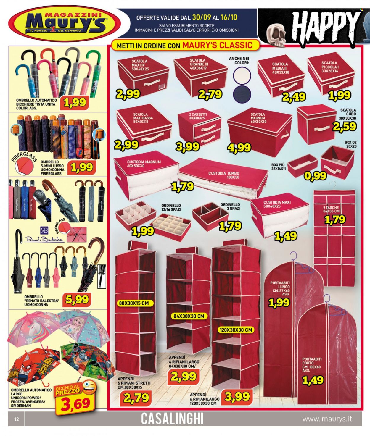Volantino Maury's - 30/9/2021 - 16/10/2021. Pagina 12