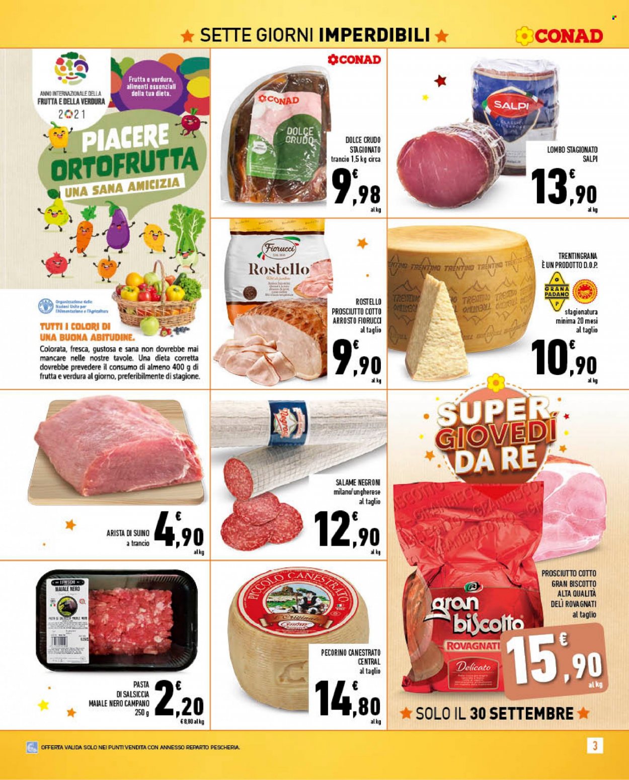 Volantino Conad - 29/9/2021 - 6/10/2021. Pagina 3