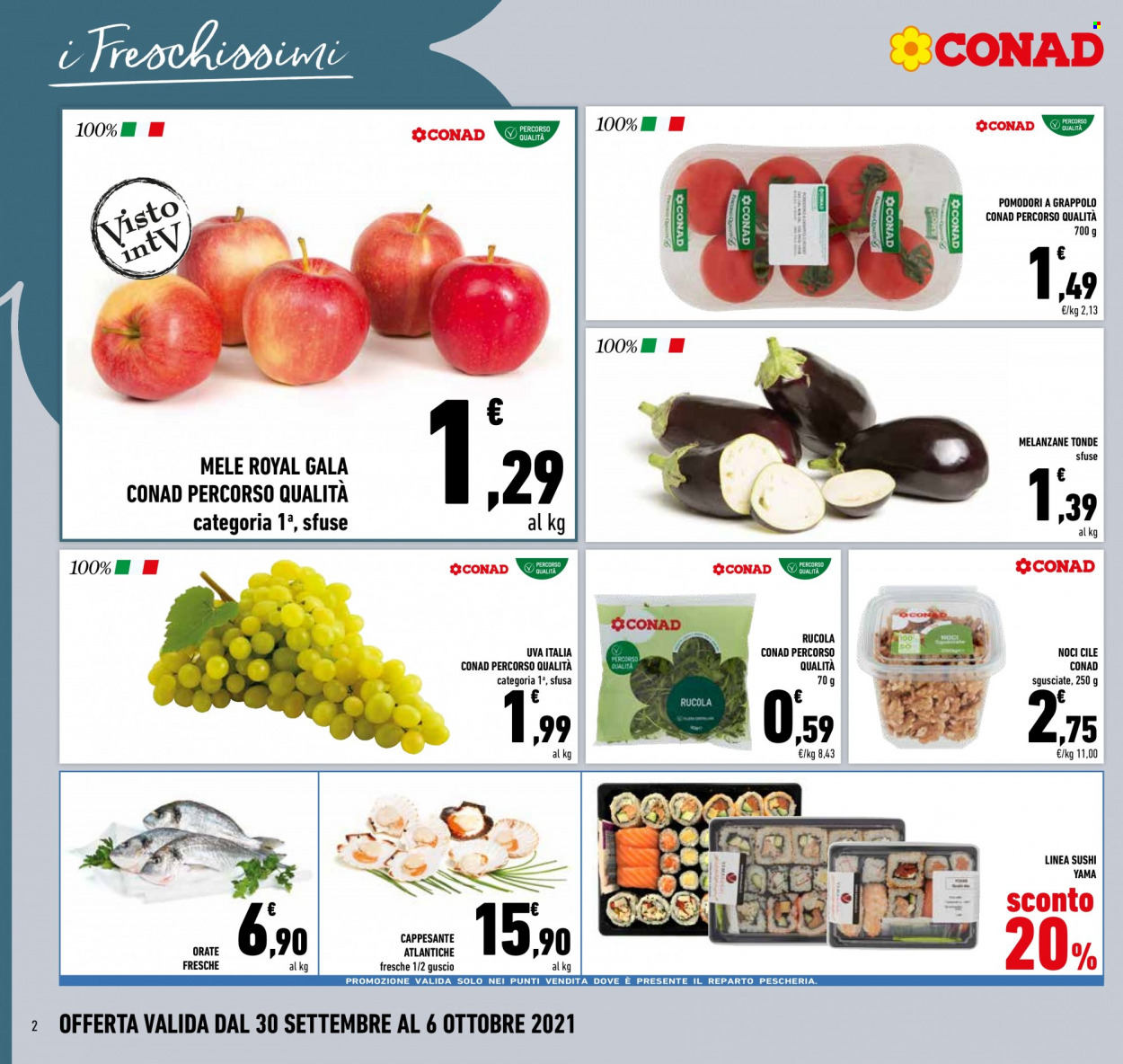 Volantino Conad - 30/9/2021 - 6/10/2021. Pagina 2
