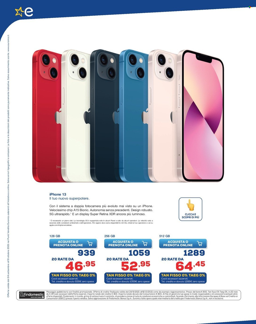 Volantino Euronics - 24/9/2021 - 8/10/2021. Pagina 6