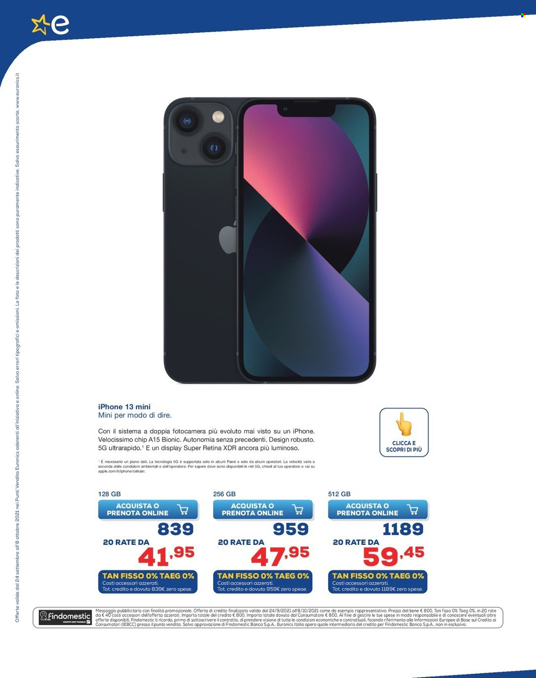 Volantino Euronics - 24/9/2021 - 8/10/2021. Pagina 8