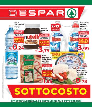 Volantino Despar - 30.9.2021 - 9.10.2021.