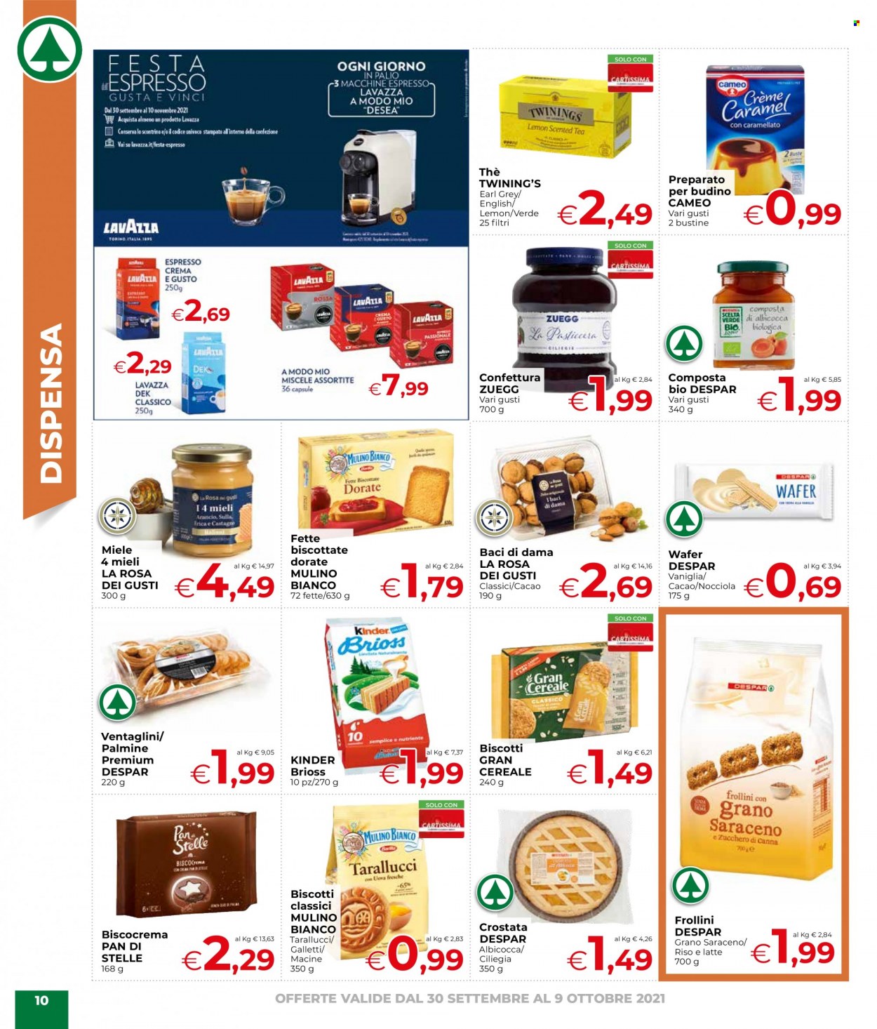Volantino Eurospar - 30/9/2021 - 9/10/2021. Pagina 10